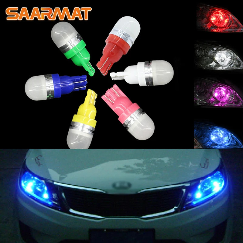 

Лампа сигнальная для салона автомобиля, 2 шт., T10, W5W CAN-шина высокой мощности