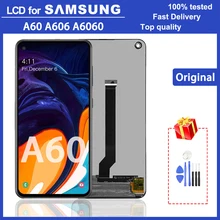 6.3" Original Super AMOLED LCD Display for Samsung Galaxy A60 M40 A606 LCD Display Touch Screen Digitizer assembly With frame