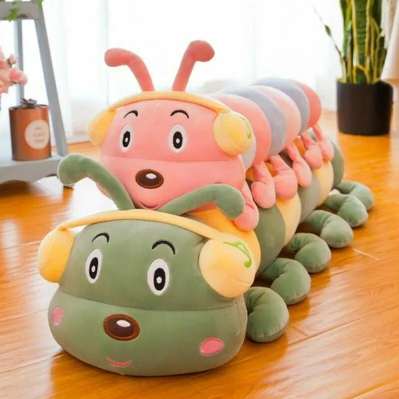 

50/80/100cm Creative Long Pillow Caterpillar Plush Toy Sleeping Pillow Doll Gift Stuffed Animals Cute Plush Toys For Children