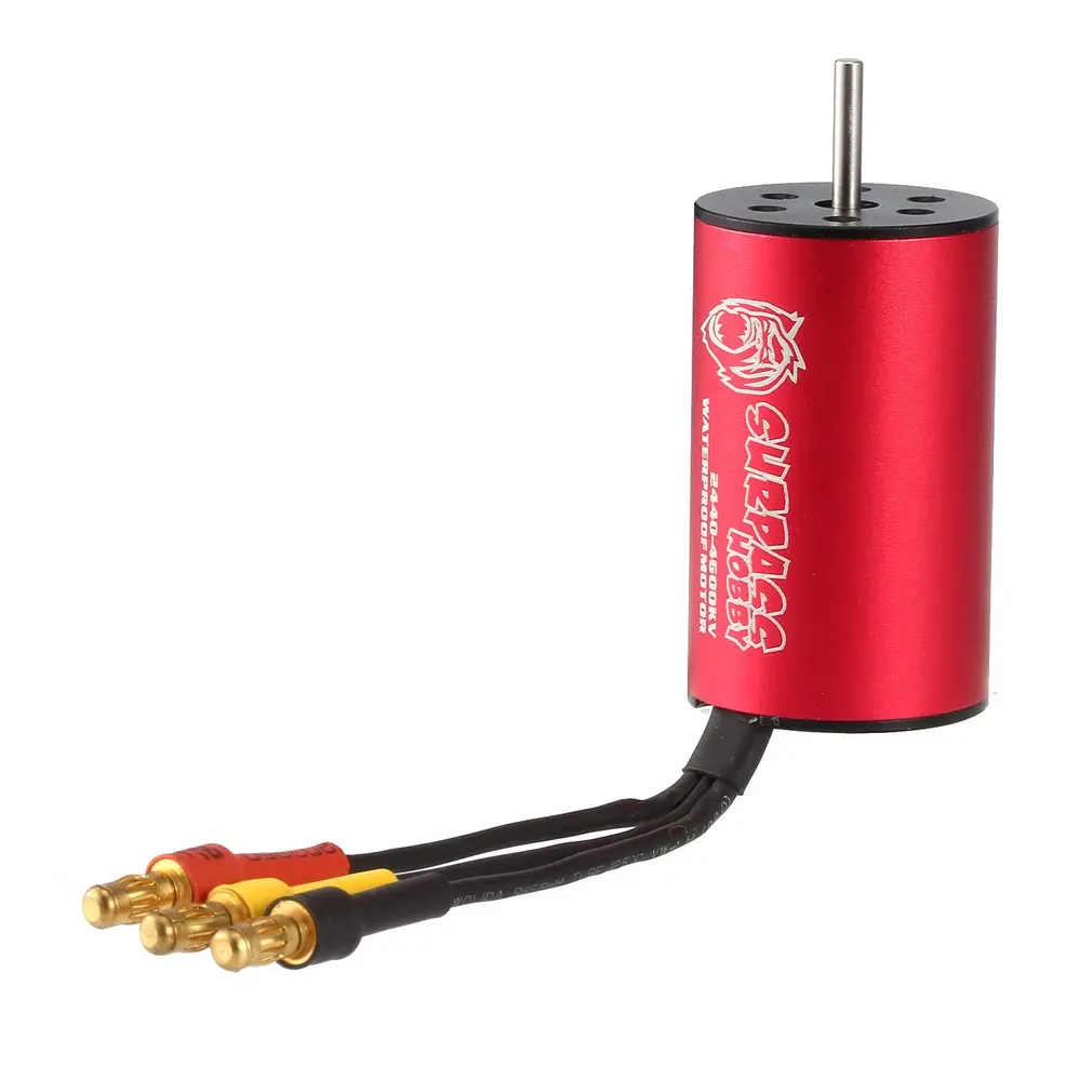 SURPASSHOBBY KK 2440 4600KV/6080KV бесщеточный двигатель 2S для Traxxas/HSP 1:16 1:18 RC дрейф гоночный
