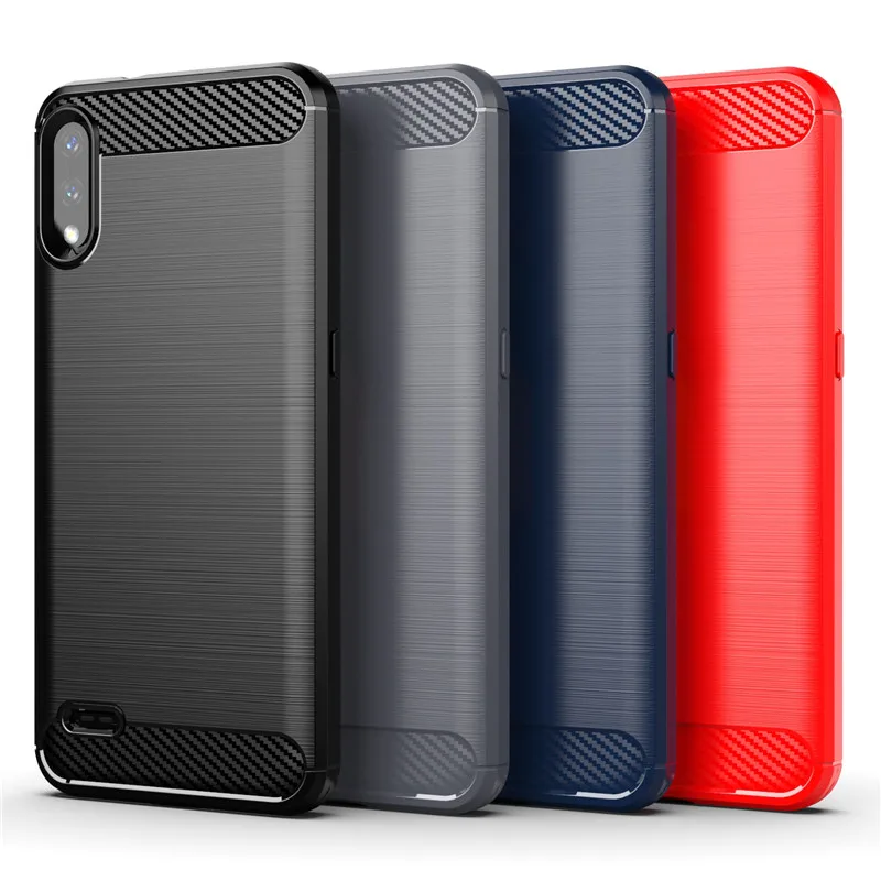 

Coque For LG K22 Case For LG K22 Cover Shockproof Soft Silicone Carbon Fiber Protective Phone Bumper For LG K22 Fundas