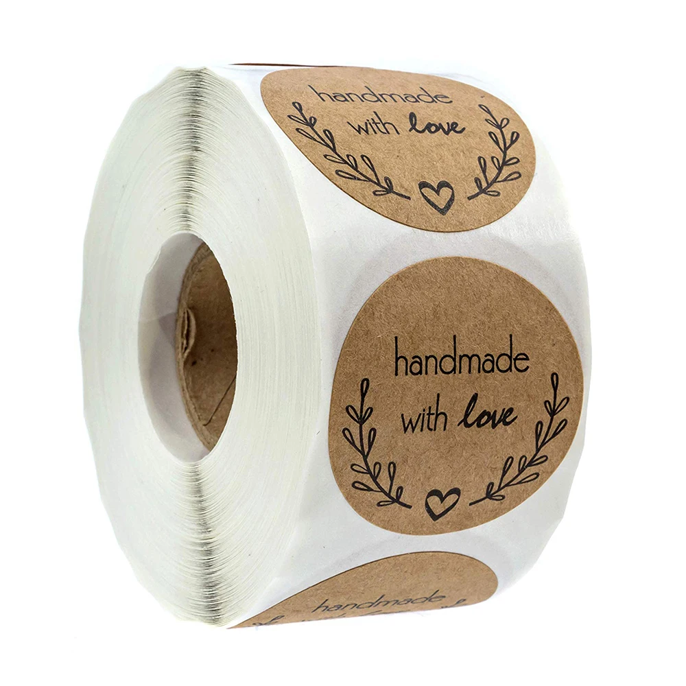 500 бирки для рождественских подарков счастливые праздники натуральный крафт