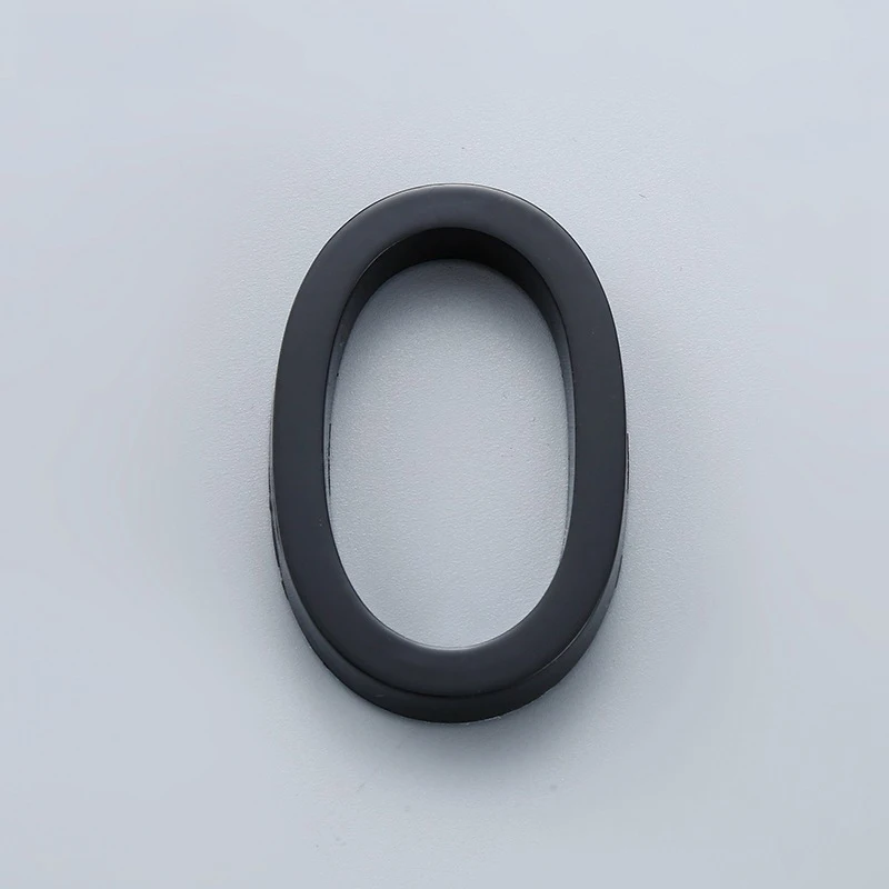 60 мм черный современный дом номер 0 до 9 Пластик тега Hotel Бытовая Стикеры адрес