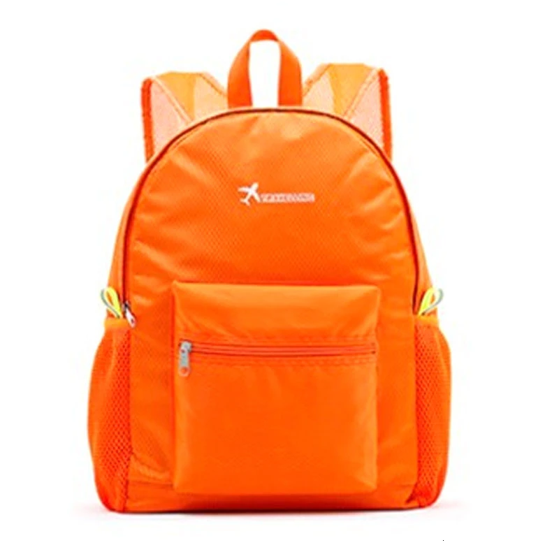 Women Large Capacity Travel Backpack Business Nylon Storage Folding Solid Shoulder Bags Men Simple | Багаж и сумки