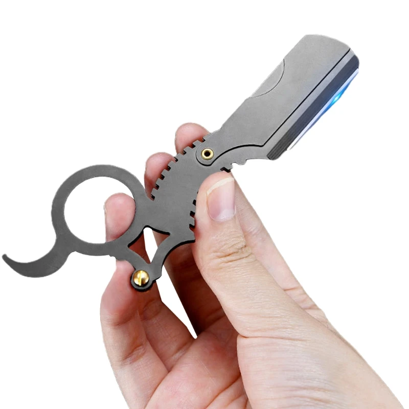 Бритва Парикмахерская с прямыми краями инструмент для стрижки бороды бровей