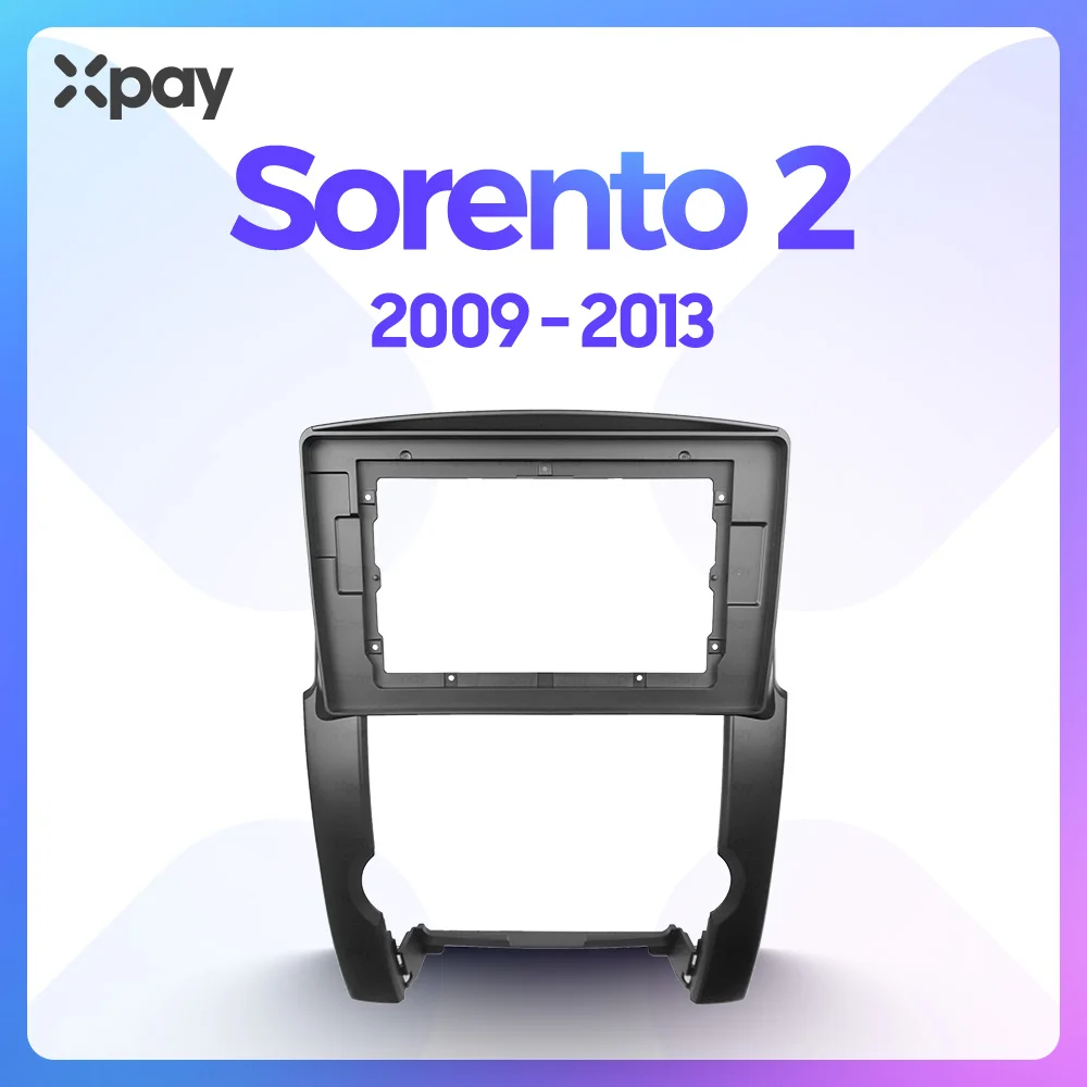 

Рамка XPAY для Kia Sorento 1 2009 2010 2011 2012 2013, 10,1 дюйма, 2din, рамка для приборной панели автомобиля Teyes, стереосистема, комплект для отделки, аудиопанель