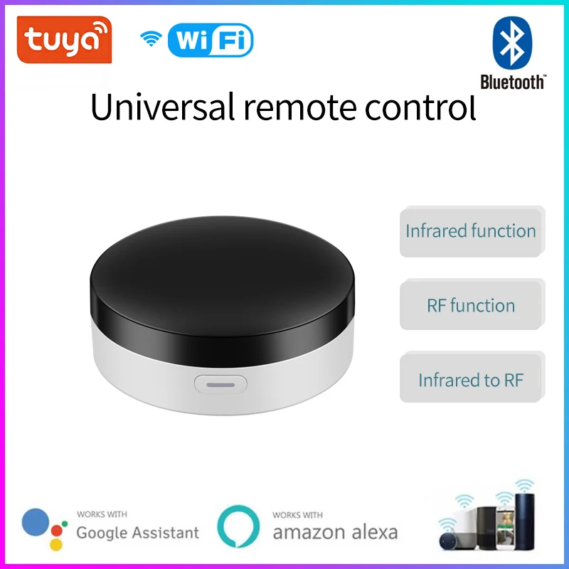 

Tuya Smart 433RF Bluetooth Wifi Gateway Hub Smart Home Bridge Smart Life APP Wireless Remote Controller For Alexa Google Home