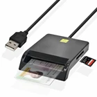 Устройство для чтения смарт-карт, USB 2,0, TF, SD, DNIE, ATM, cvc, EMV, IC