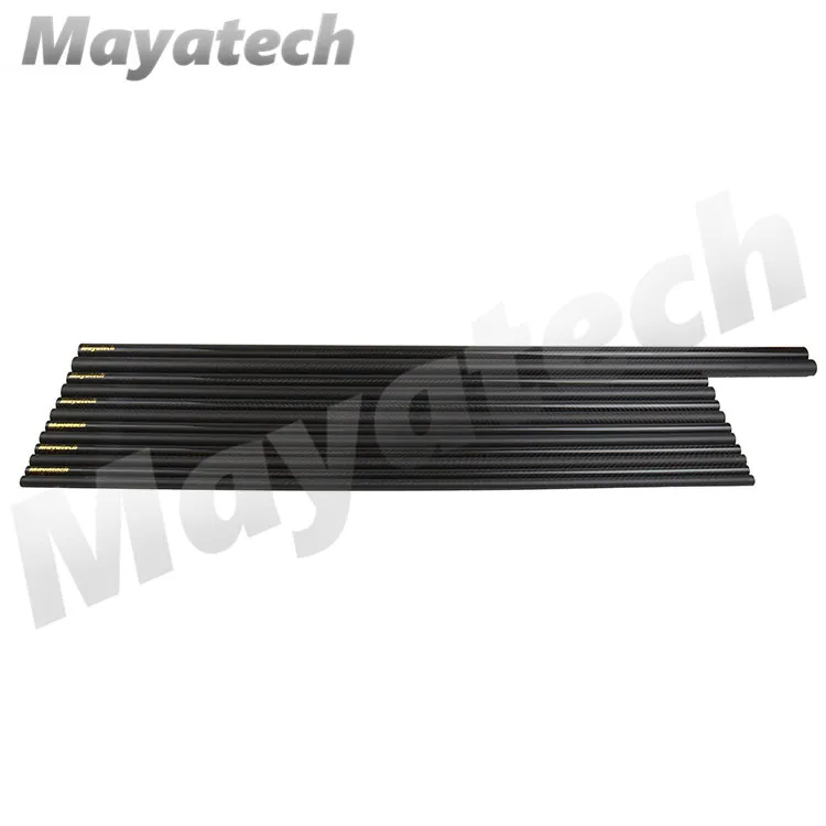 Mayatech 3K трубка из углеродного волокна 12/16/18/20/22/25/30 мм саржевая яркая/матовая для