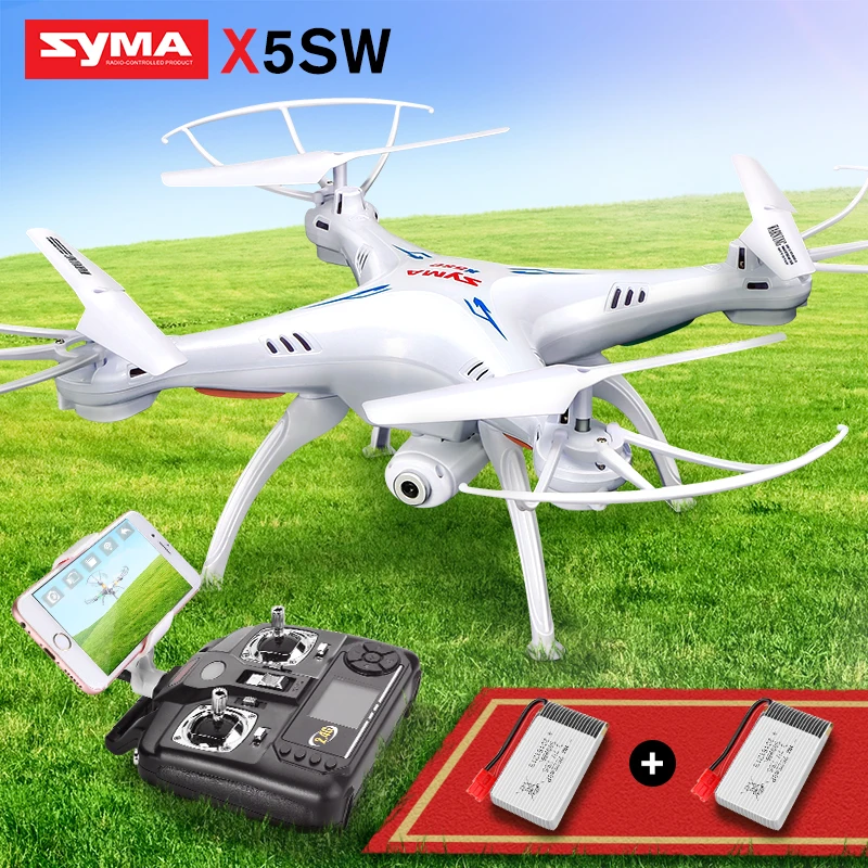 SYMA X5SW Радиоуправляемый Дрон Радиоуправляемый квадрокоптер с камерой HD Wifi FPV передача в реальном времени Радиоуправляемый вертолет игрушки для детей подарок