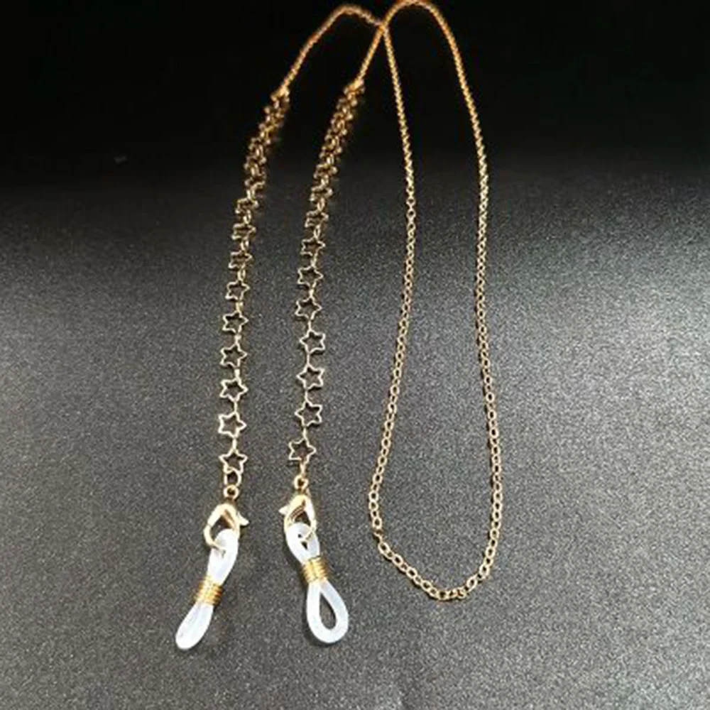 

Glass Chain Face Mask Chain Necklace Strap Non-slip Eyeglass Holder Cord Neck Sunglass Strap Chain For Unisex Jewelry