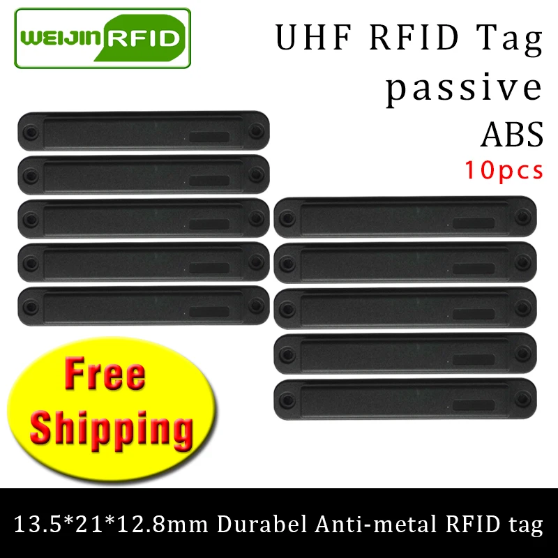 Антиметаллическая метка UHF RFID 915 м 868 МГц 135*21*12 8 мм 10 шт. бесплатная доставка