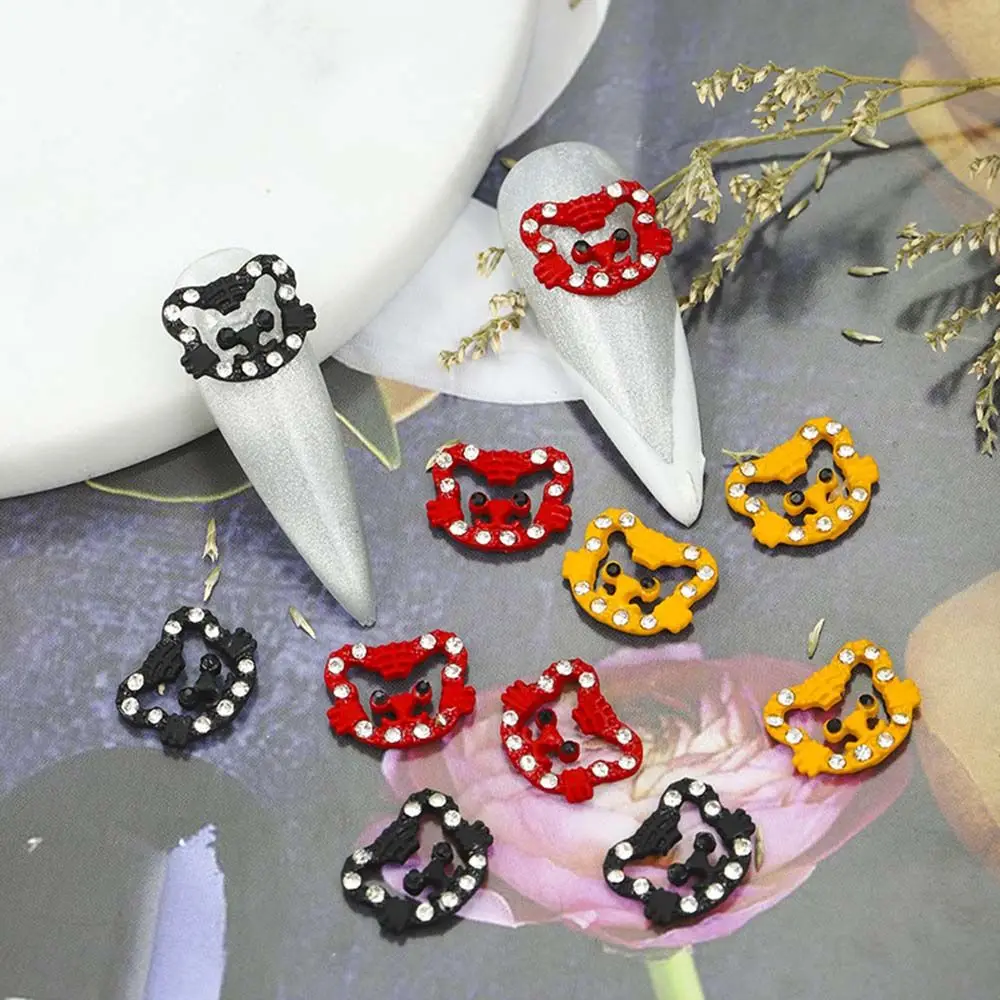 

Инструмент роскошный тигровый год алмаз 2022 новый год дизайн ногтей своими руками украшение для ногтей Стразы голова тигра ювелирные издели...