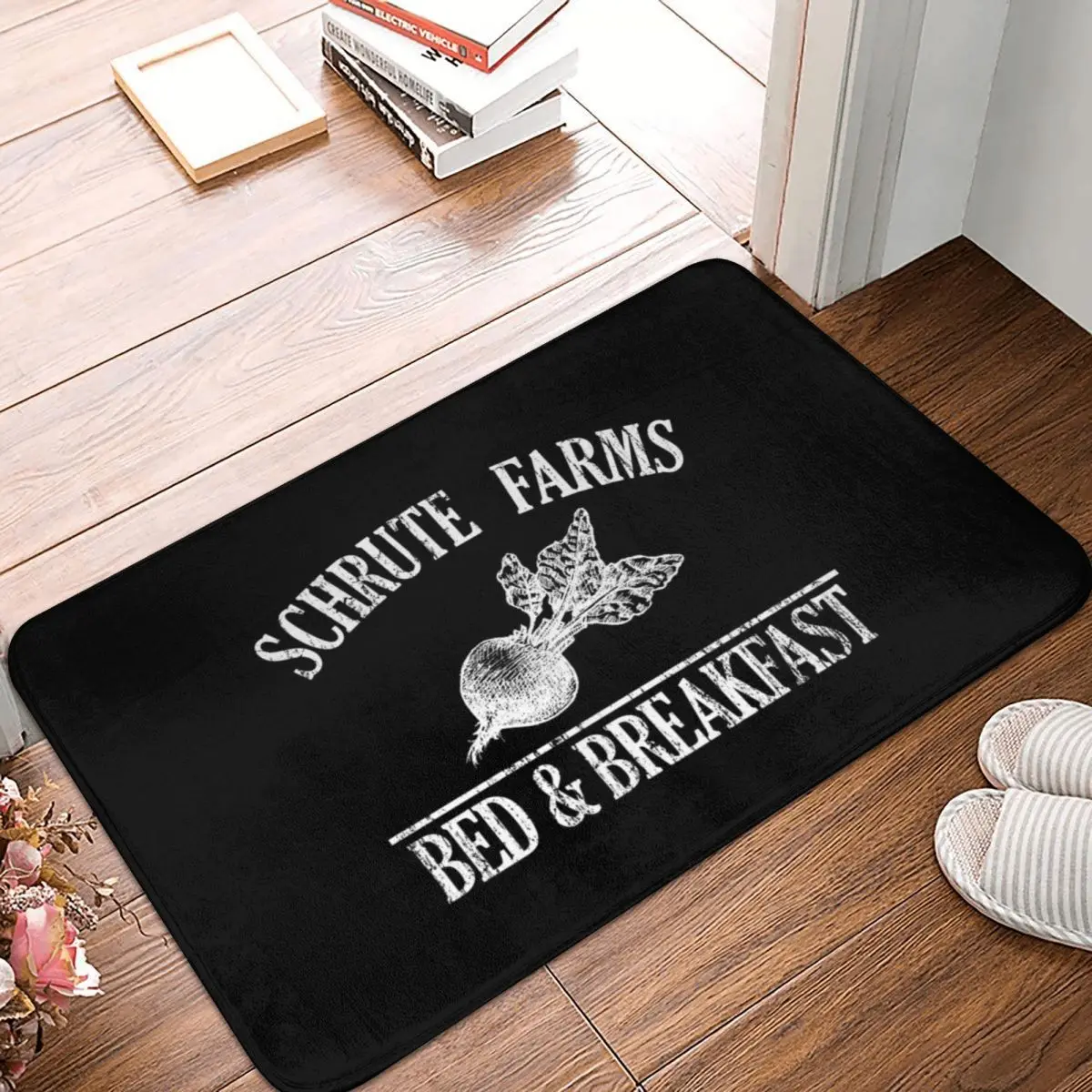 

Schrute Farms Doormat Carpet Mat Rug Polyester Non-Slip Floor Decor Bath Bathroom Kitchen Living Room 40x60