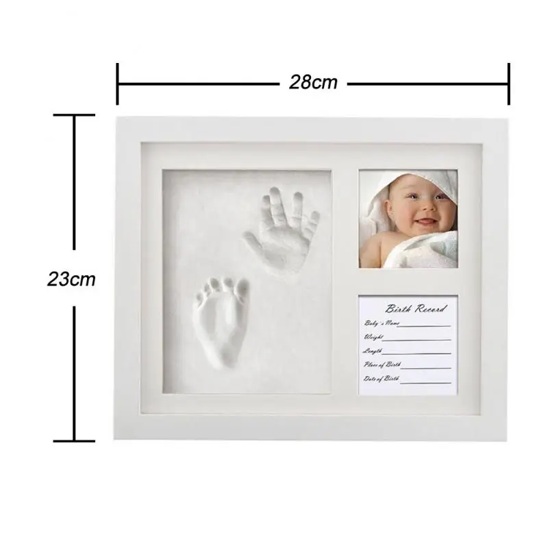 

Newborn Baby Handprint Footprint Kit Casting Infant Baby DIY Non-toxic Souvenirs Gifts Imprint Soft Clay Inkpad for Baby