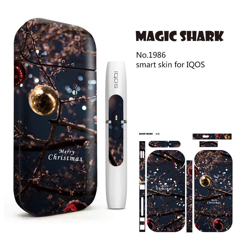 Рождественская пленка наклейка на крышку электронной сигареты для IQOS 2 4 Plus 1985-1994 |