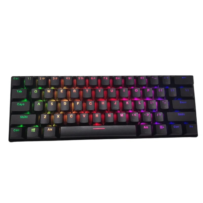 60% Bluetooth RGB механическая клавиатура rk61 игровая беспроводная rk 61