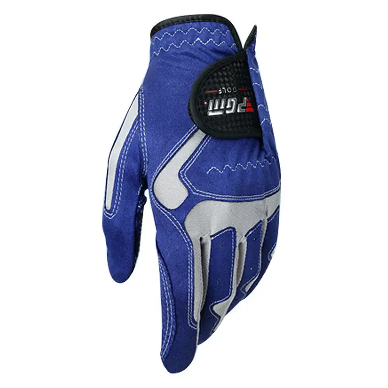 New Golf Gloves Mens Glove Micro Fiber Soft Left Handed PGM Anti-skidding Non Slip Particles Breathable | Спорт и развлечения