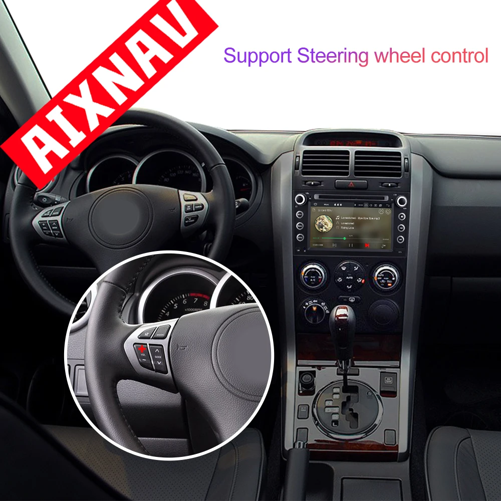Автомобильный gps навигатор Android 7 дюймов мультимедийный плеер 2 Din радио для Suzuki Grand