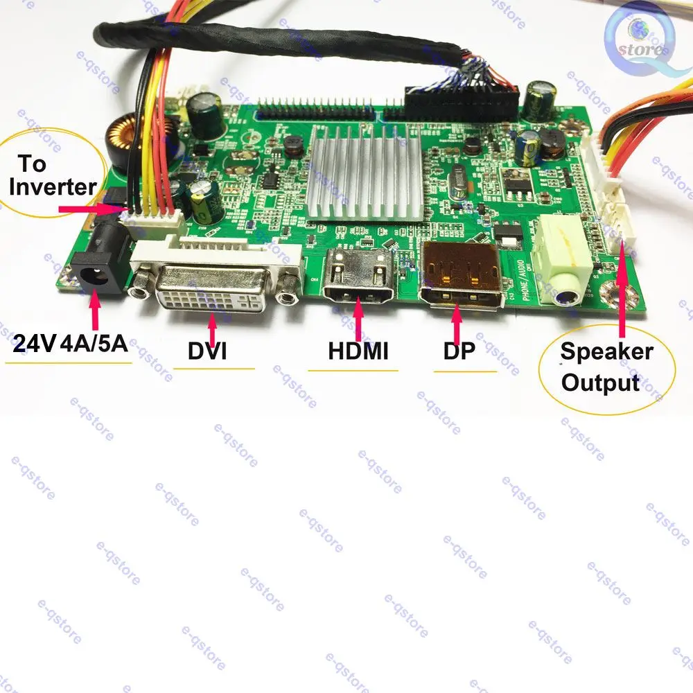 E qstore: дать LM270WQ1(SD)(A2) новую жизнь совместимому с HDMI + DP DVI контроллер драйвер платы
