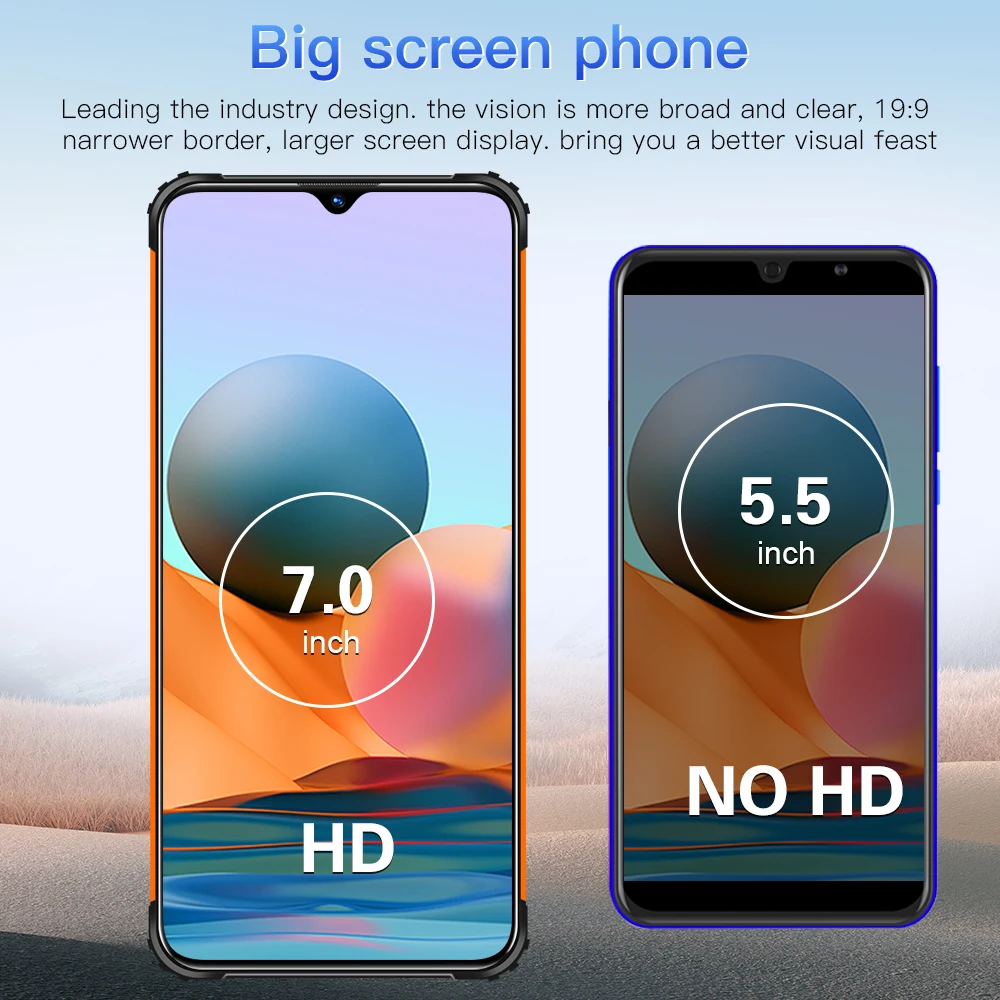 

N1 12+512GB Andriod 11.0 Phone Qualcomm 888 10 Core 6800mAh Big Battery 32+50MP 7.0 HD Full Display Smartphones