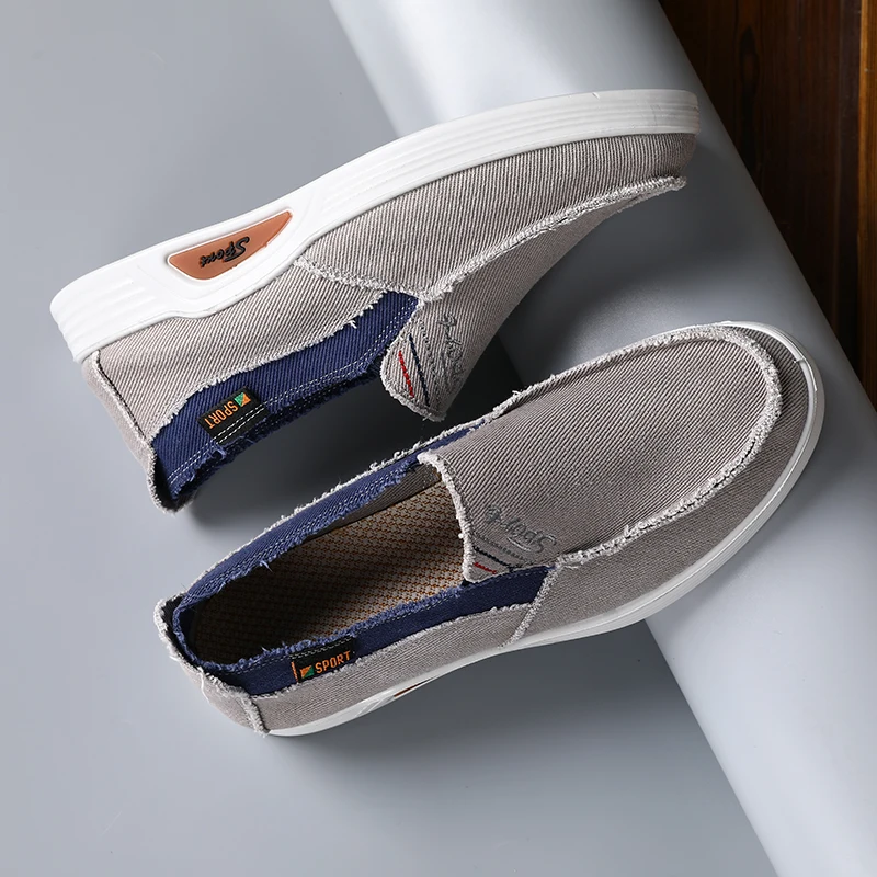 Туфли PUPUDA мужские джинсовые повседневная обувь модные трендовые удобные
