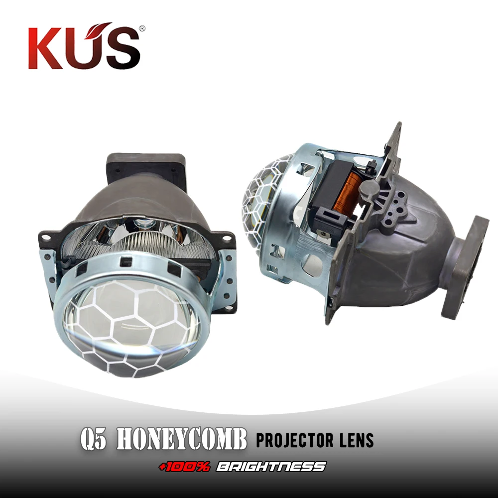 Линзы проектора Bi Xenon Honeycomb для автомобильных фар 3 0 Koito Q5 использование D1S D2S D2H D3S D4
