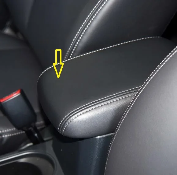 Для Subaru XV 2012 2018 Customzied микрофибра кожа центральный подлокотник крышка прямая
