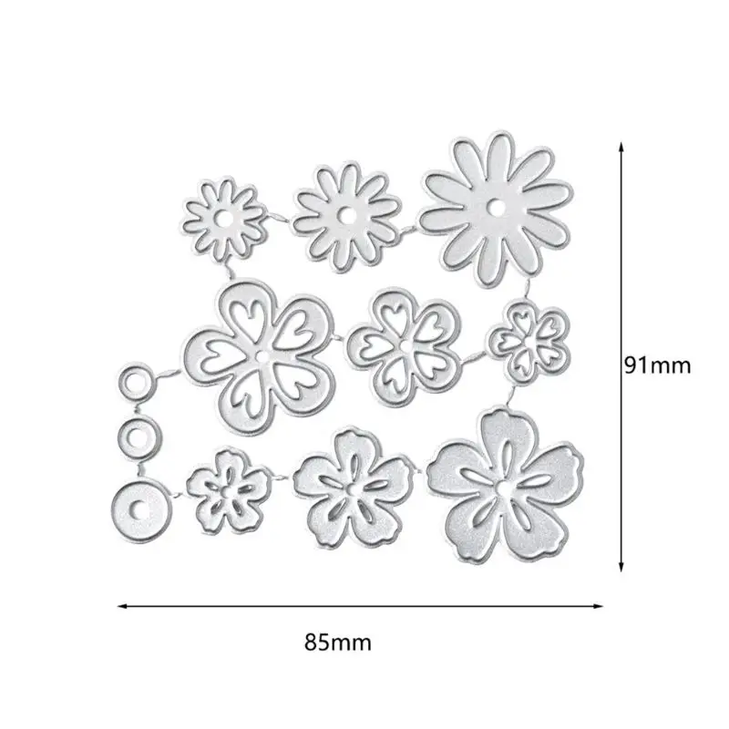 

Mini Flowers Metal Cutting Dies Stencil Scrapbooking DIY Album Stamp Paper Card