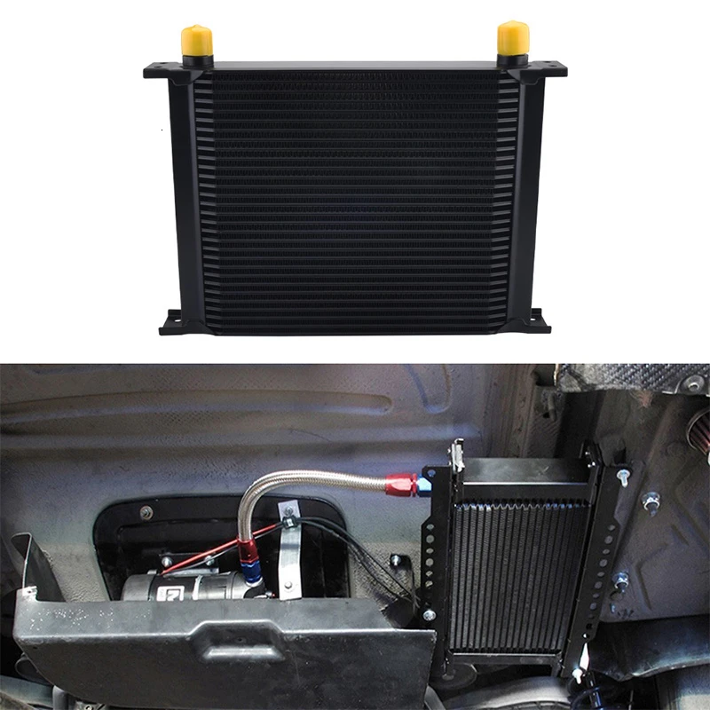 Универсальный Масляный радиатор коробки передач двигателя 30Row