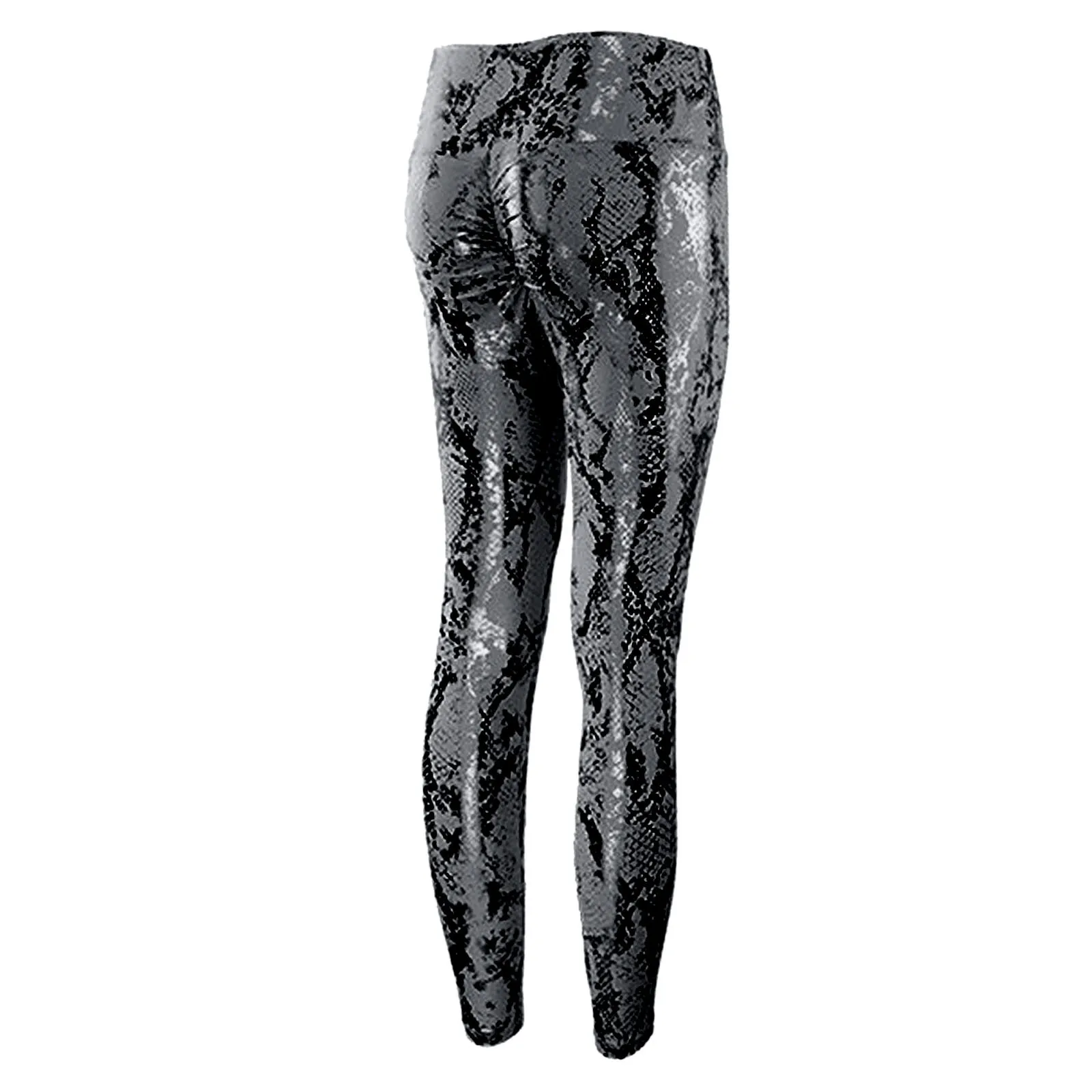 

SAGACE Women's Stretch Snakeskin Flower Tights Yoga Pants Women Sexy Fitness Stretch Snake Printed Leggins Seamless Yoga Pants