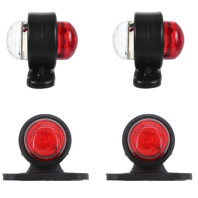 

4PCS 12v-24v Universal Truck Trailer Tail Light Side Marker Indicators Light Lamp Small Lights car Edge Lights Signal Accesorios