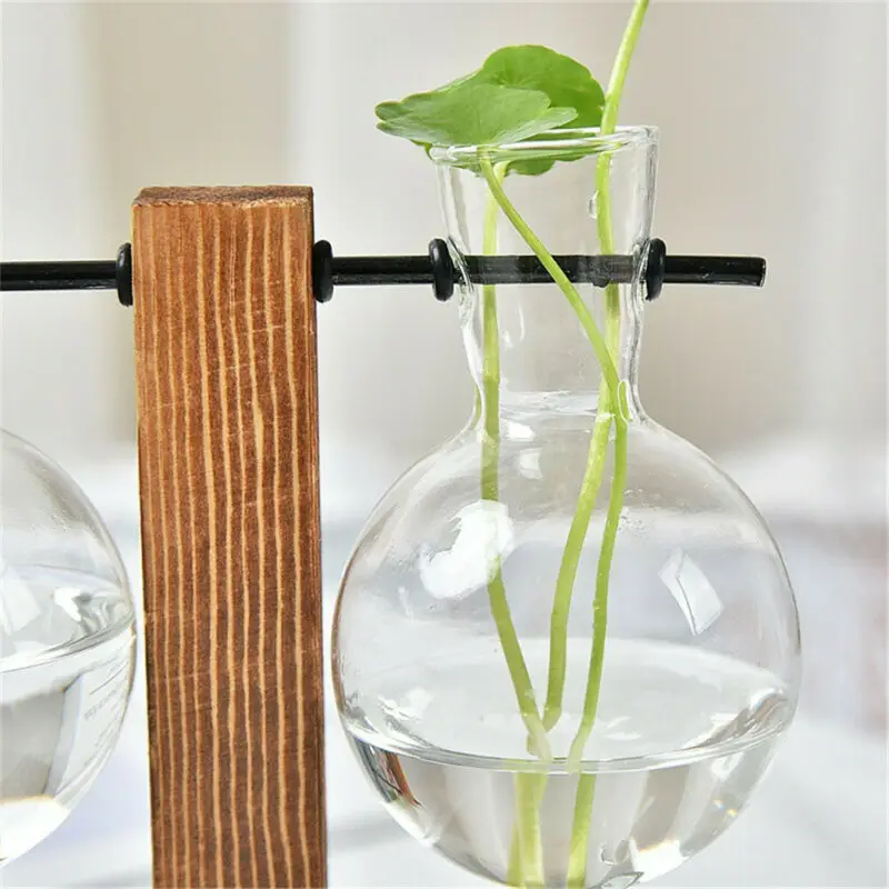 Вазы для гидропонных растений винтажный цветочный горшок прозрачная ваза