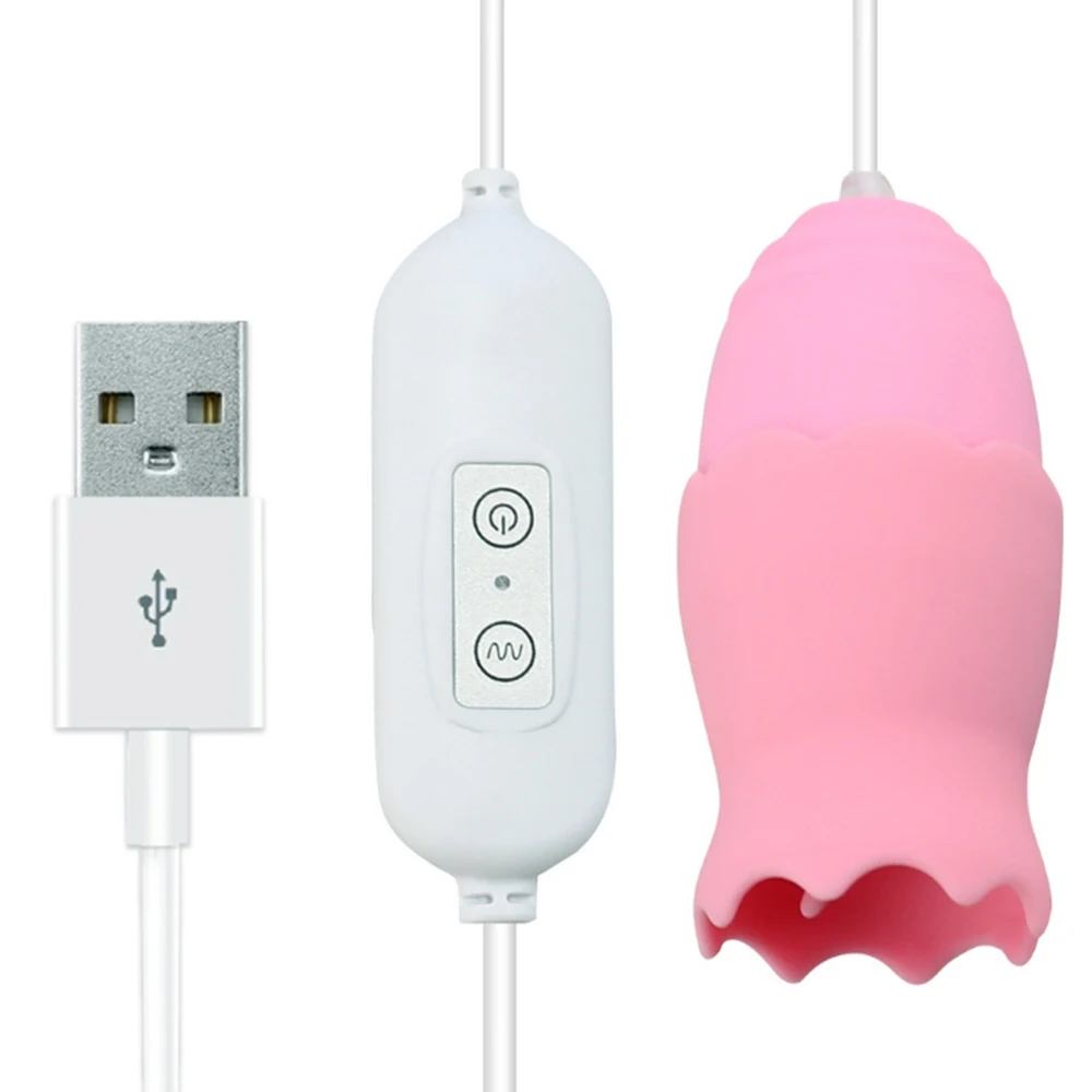 Tongue Vibrators 10 Speed USB Power Vibrating Egg G-spot Massage Oral Licking Clitoris Stimulator Sex Toys for Women Man | Красота и