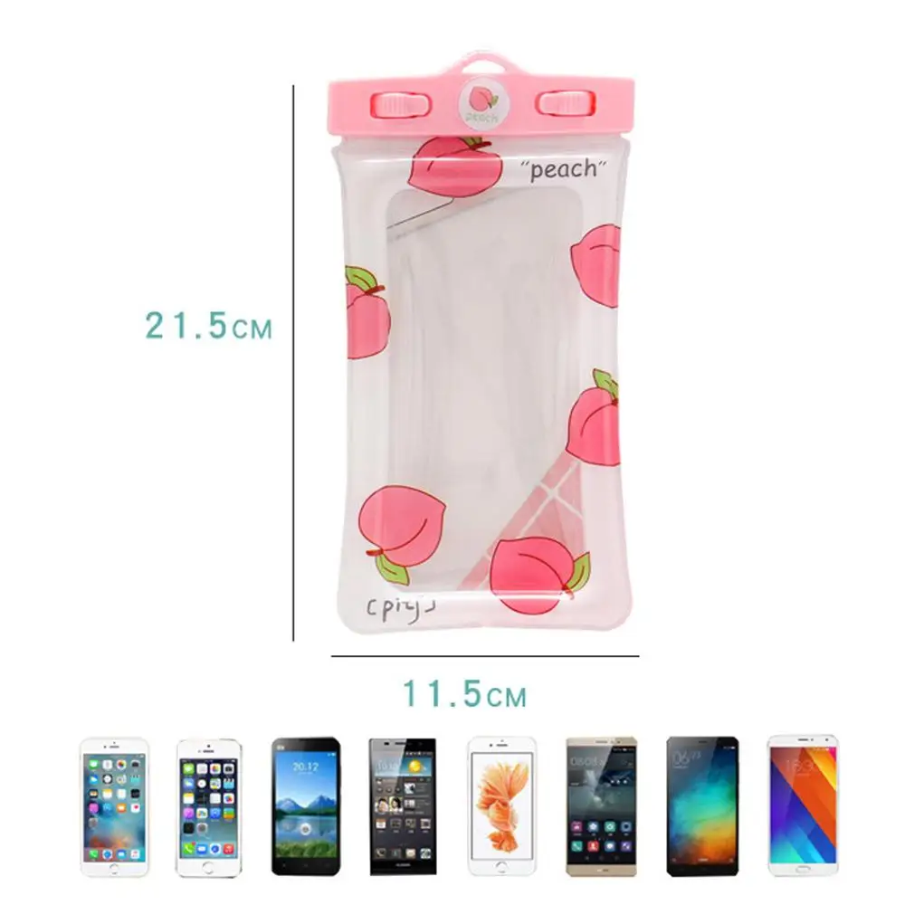 Универсальный для мобильного телефона сумка милый водонепроницаемый отпечаток