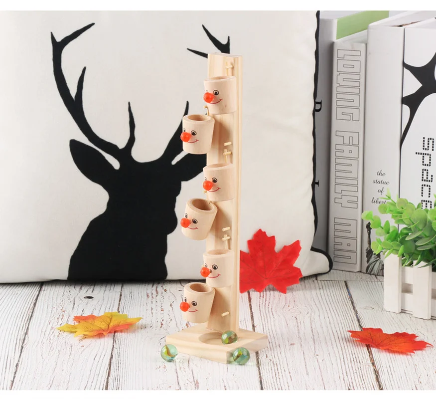 Детская головоломка игрушка Клоун Pour Ball Table Pinball Детские интересные мальчики и