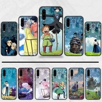 anime howls howls moving castle phone case for huawei honor mate p 9 10 20 30 40 pro 10i 7 8 a x lite nova 5t