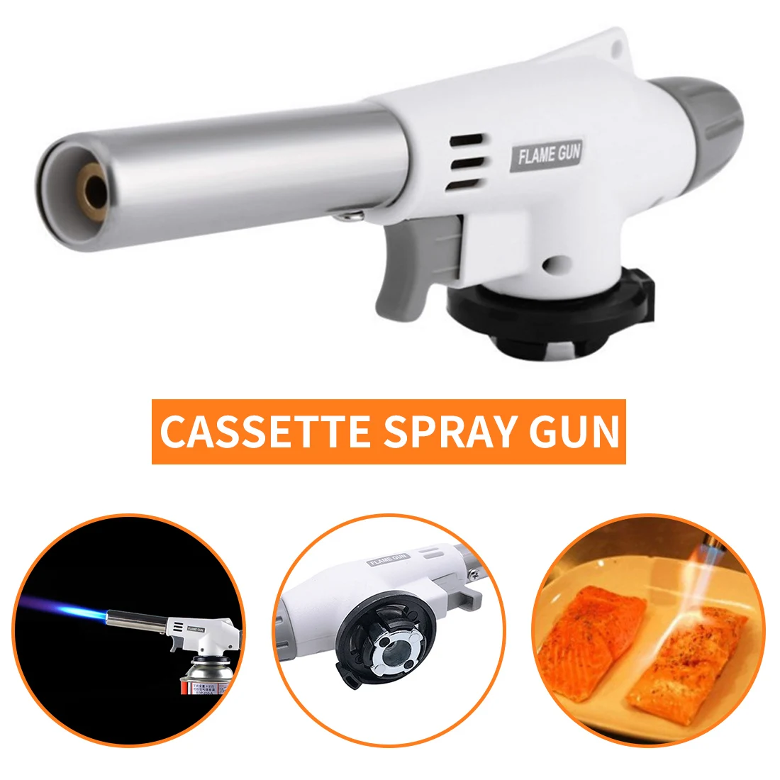 

Gas Burner Soldering Iron Welding Torch Gun Blowtorch Cooking Butane AutoIgnition Accessories Lighter Heating Flame BBQ Tool
