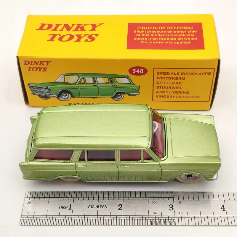 

1/43 DeAgostini Dinky Toys 548 For Fiat 1800 Station Wagon Diecast Models Auto Car Gift Collection