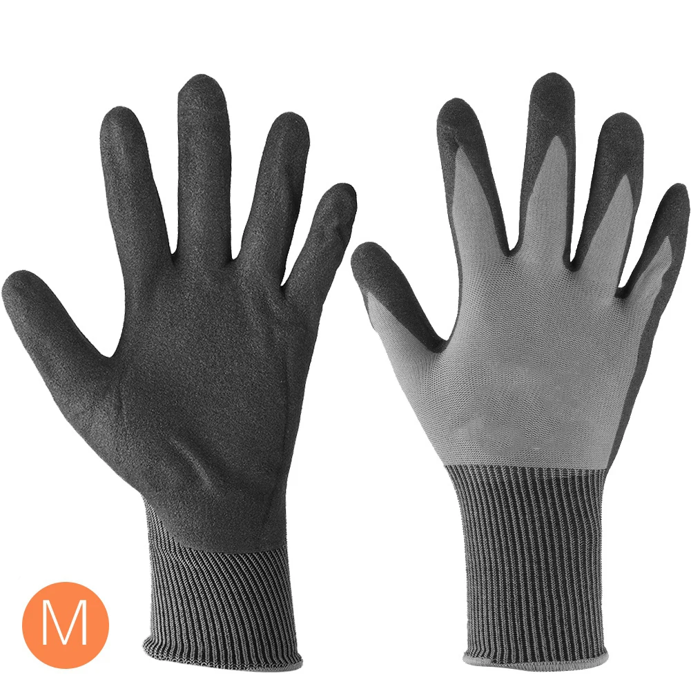 

Anti-slid Cut Resistant Safety Gloves Oil and Wear Resistance Working Gloves XL