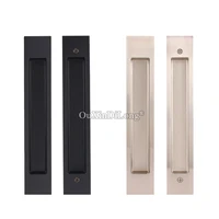 brand new 2pairs plus length recessed invisible sliding door handles wood barn kitchen flush door handles for 4158mm doors