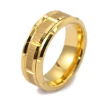 Уникальные обручальные кольца, ювелирные изделия, кольца для мужчин, модное мужское кольцо из титана вольфрама, кольцо на палец для мальчика, 8 мм