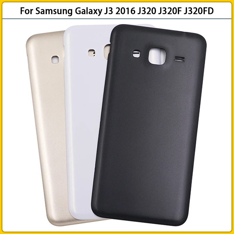 10 шт. Новый чехол для задней крышки J320 Samsung Galaxy J3 2016 J320F J320FD Пластиковая Крышка