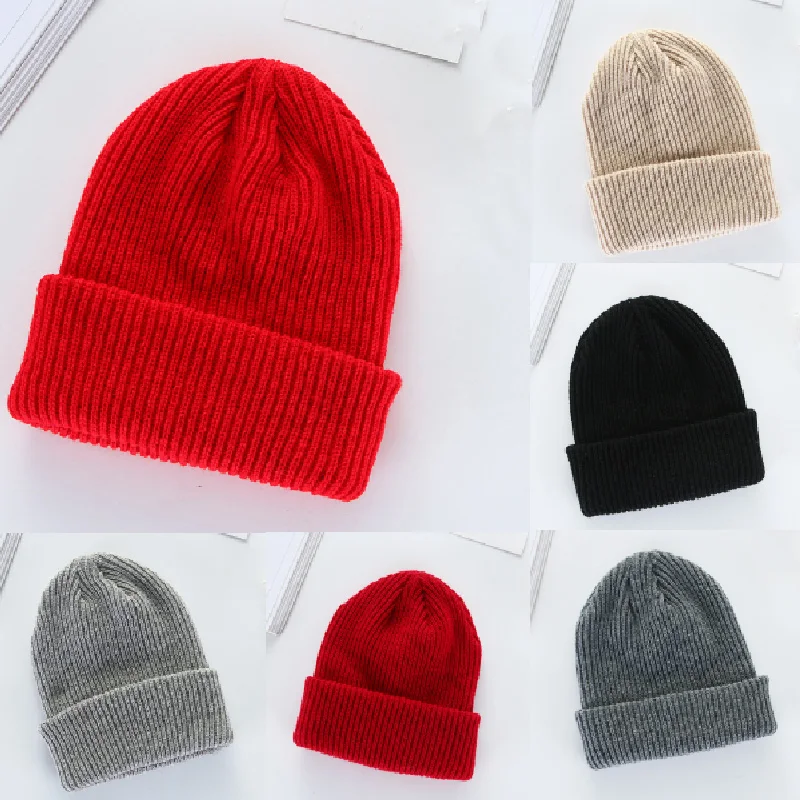 Однотонная модная шапка в стиле хип-хоп 2019 женская зимняя оверсайз для мужчин и