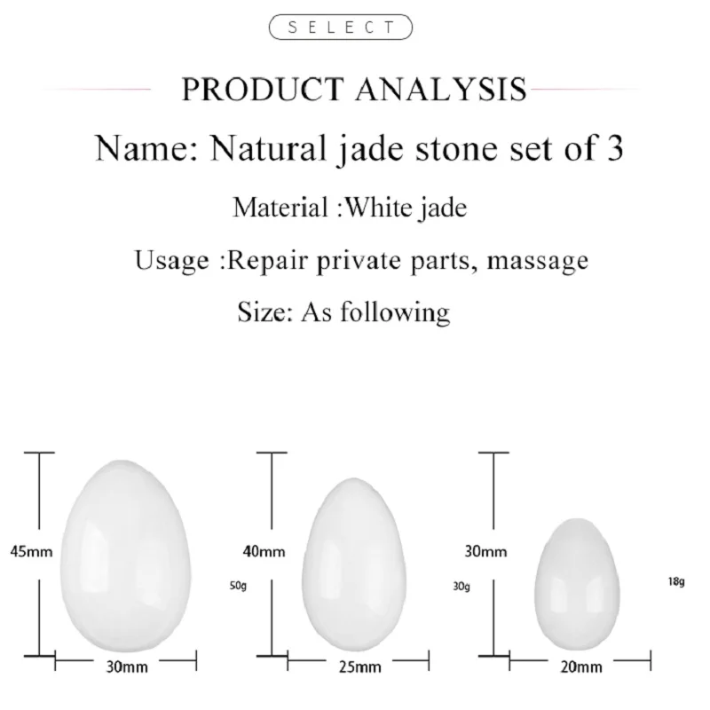 3 шт. набор яиц из Далмации для женщин|yoni egg set|yoni eggmassage set |