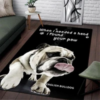 english bulldog area rug 3d printed rug floor mat rug non slip mat dining room living room soft bedroom carpet 2
