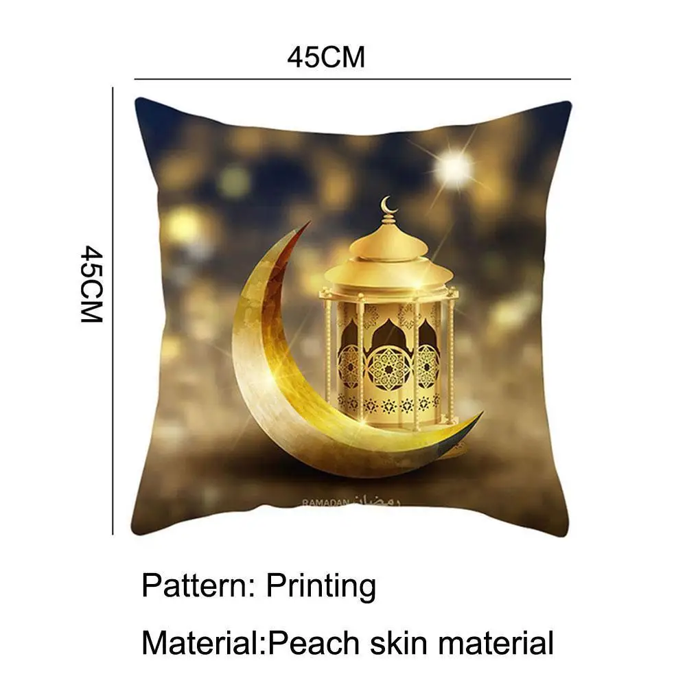 

Moose Eid Al-Fitr Throw Pillow Armchair Decorative Skin Peach Case Geometric Pillow Abstract Decoration Case Home Pillow F5V7