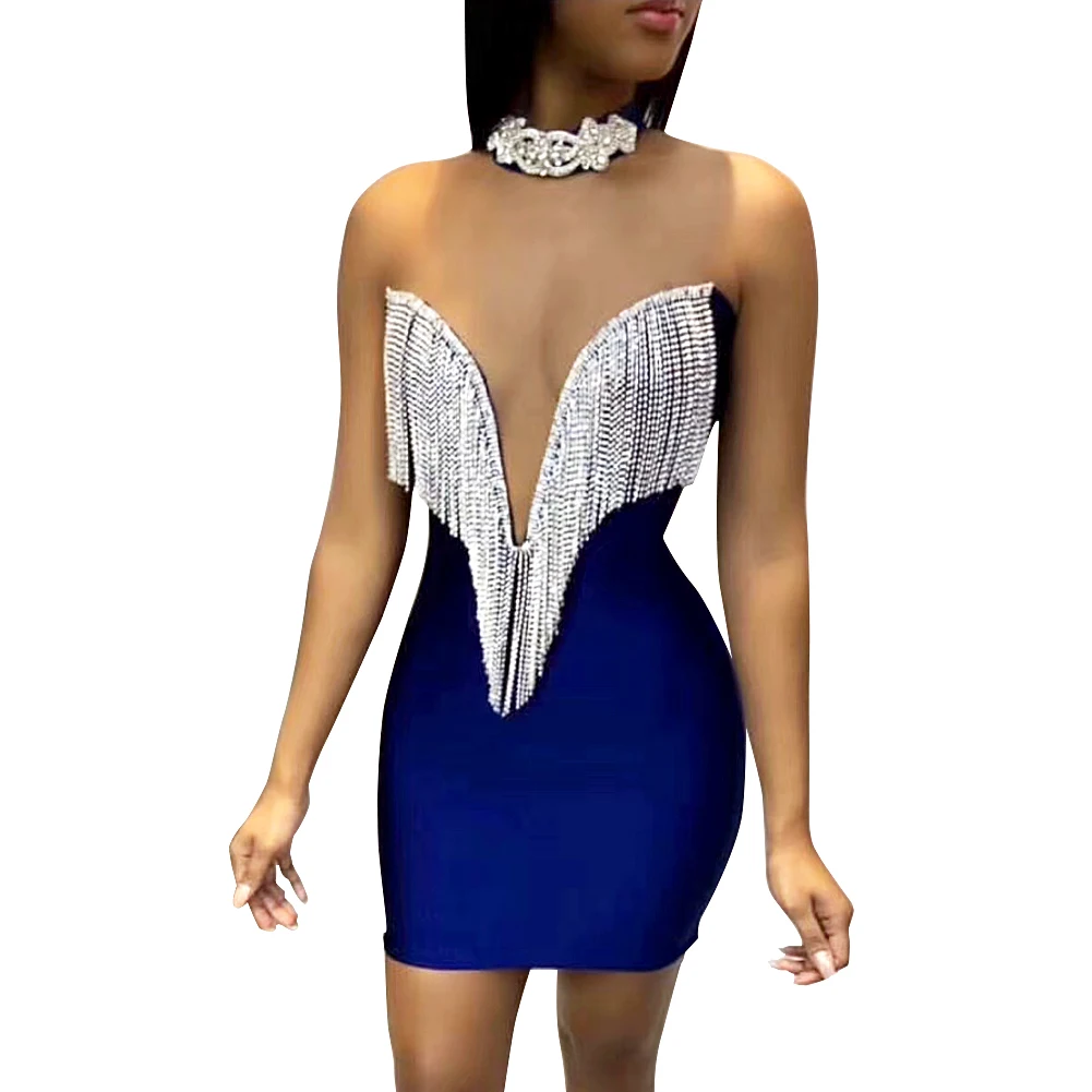 Женское облегающее вечернее платье элегантное из вискозы с V образным вырезом