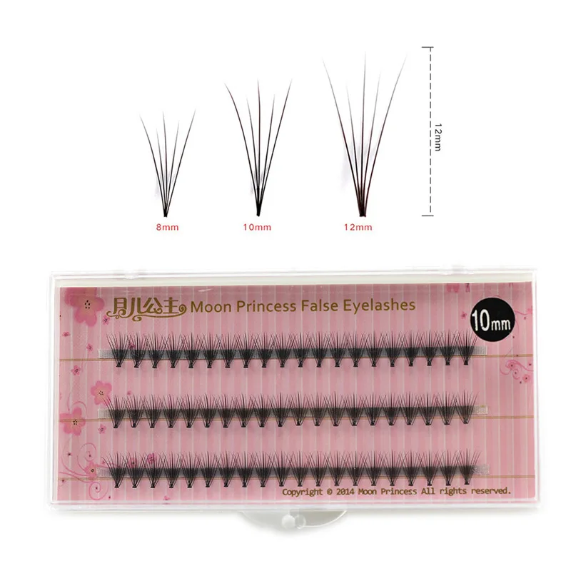 Отдельный накладной ресницы для глаз 10D волны норки C завиток 0 07 10 толщина 6 12 мм
