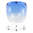 Мотоциклетное ветровое стекло для винтажного шлема шлем Jet Стиль шлем пузырьковый щит B36B